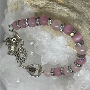 Anahata Heart 💜 Chakra Bracelet, Elephant & Buddha The Yogi Chakra Collection